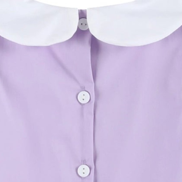 Size 3T Lil Cactus Dress Lined Purple Crayons Back To School - Picture 7 of 11